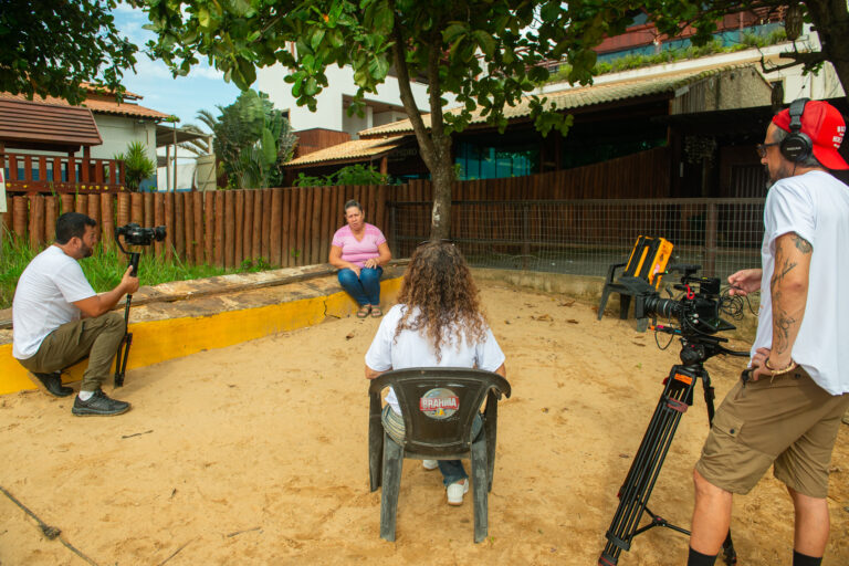 Bastidores da entrevista de Lúcia de Jesus ao projeto Mulheres de Areia, Memórias de Atafona